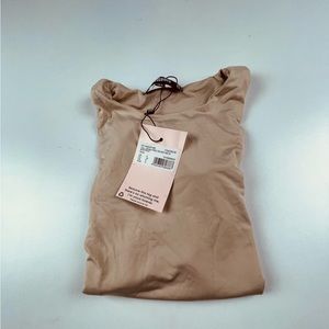 TALL SEAM FREE RACER NECK BODYSUIT